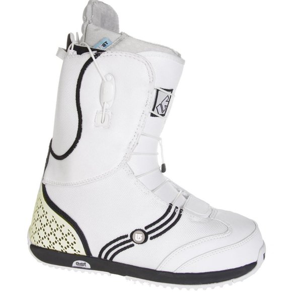 NEW $279 Burton Axel Womens Snowboard Boots! White  Size 5 or 5.5 Euro 35 or 36 - Picture 2 of 2